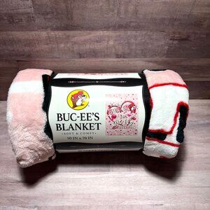 Buc-ee’s Valentine Blanket Soft Plush Throw 50x70 Cozy Gift